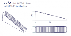 ficha tecnica cuña nivelacion ceramica colocamas